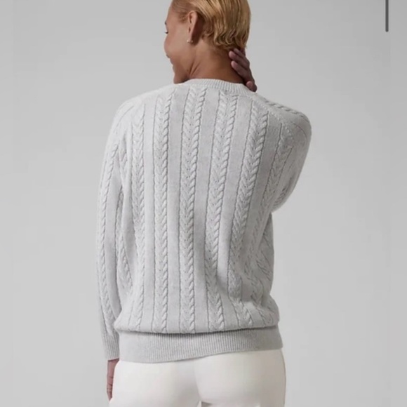 Athleta Crossroads crewneck metallic sweater XS - Picture 2 of 12